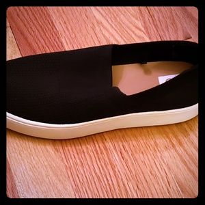 Dolce Vita Black Knit Slip Ons